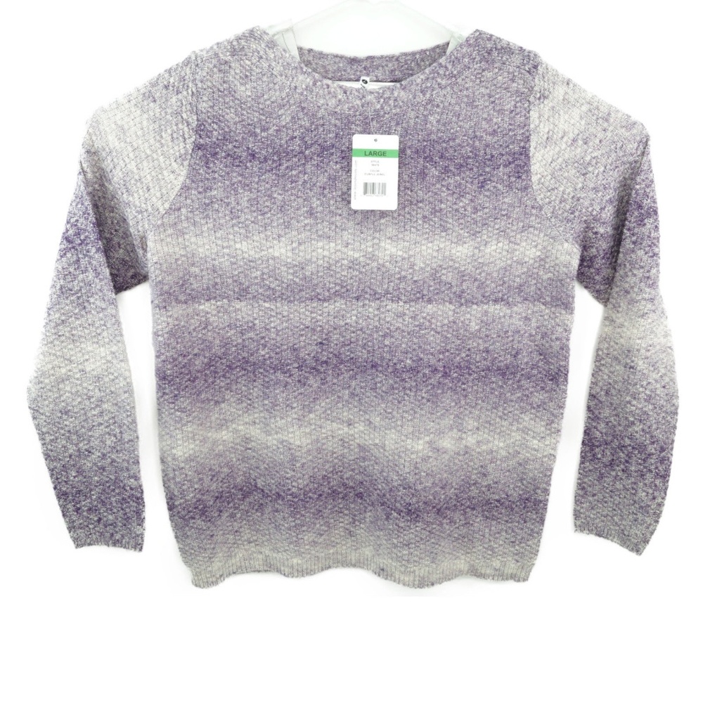 Leo & Nicole Womens Missy Long Sleeve Sweater